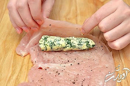 طرز تهیه کیوسکی مرغ با پنیر, طرز تهیه کیوسکی مرغ, سوخاری کردن مرغ